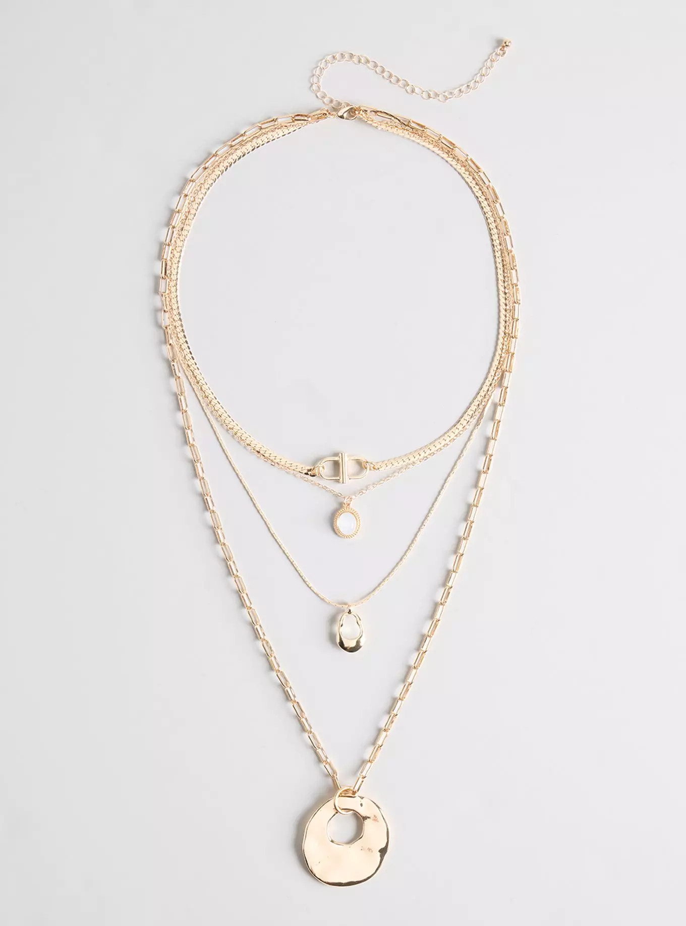 Organic Pendant Layered Necklace | Torrid (US & Canada)