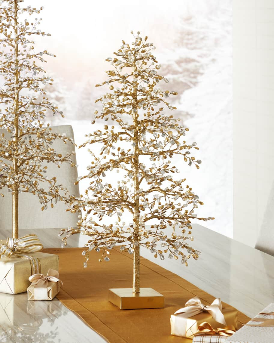 Neiman Marcus 26" Gold Christmas Tree Decoration | Neiman Marcus