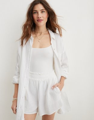 Aerie Gauzy High Waisted Short | Aerie