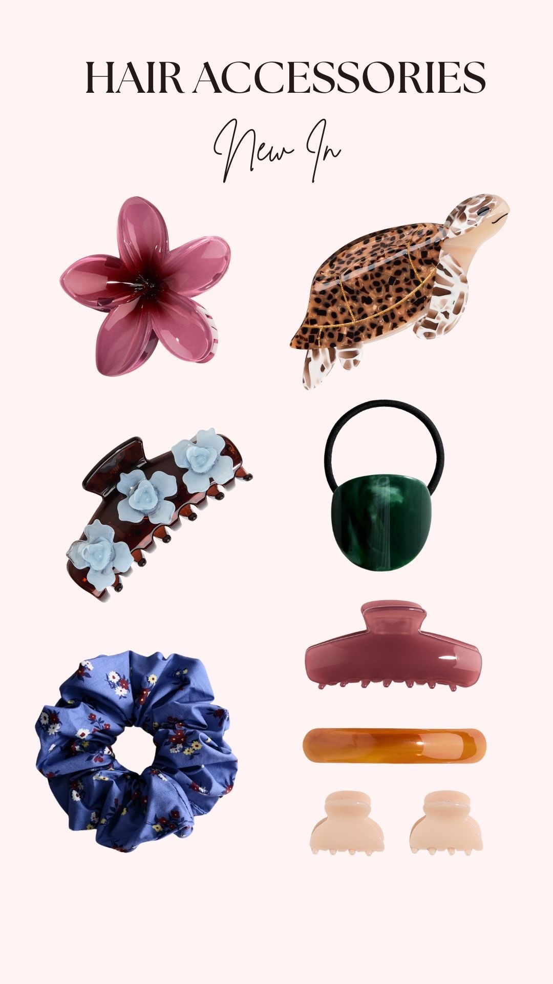 New In hair accessories 🌸🌴



Tags: claw clip, hair accessories, hair band, floral claw clip, cool hair clip

#LTKsummer #LTKstyletip #LTKeurope