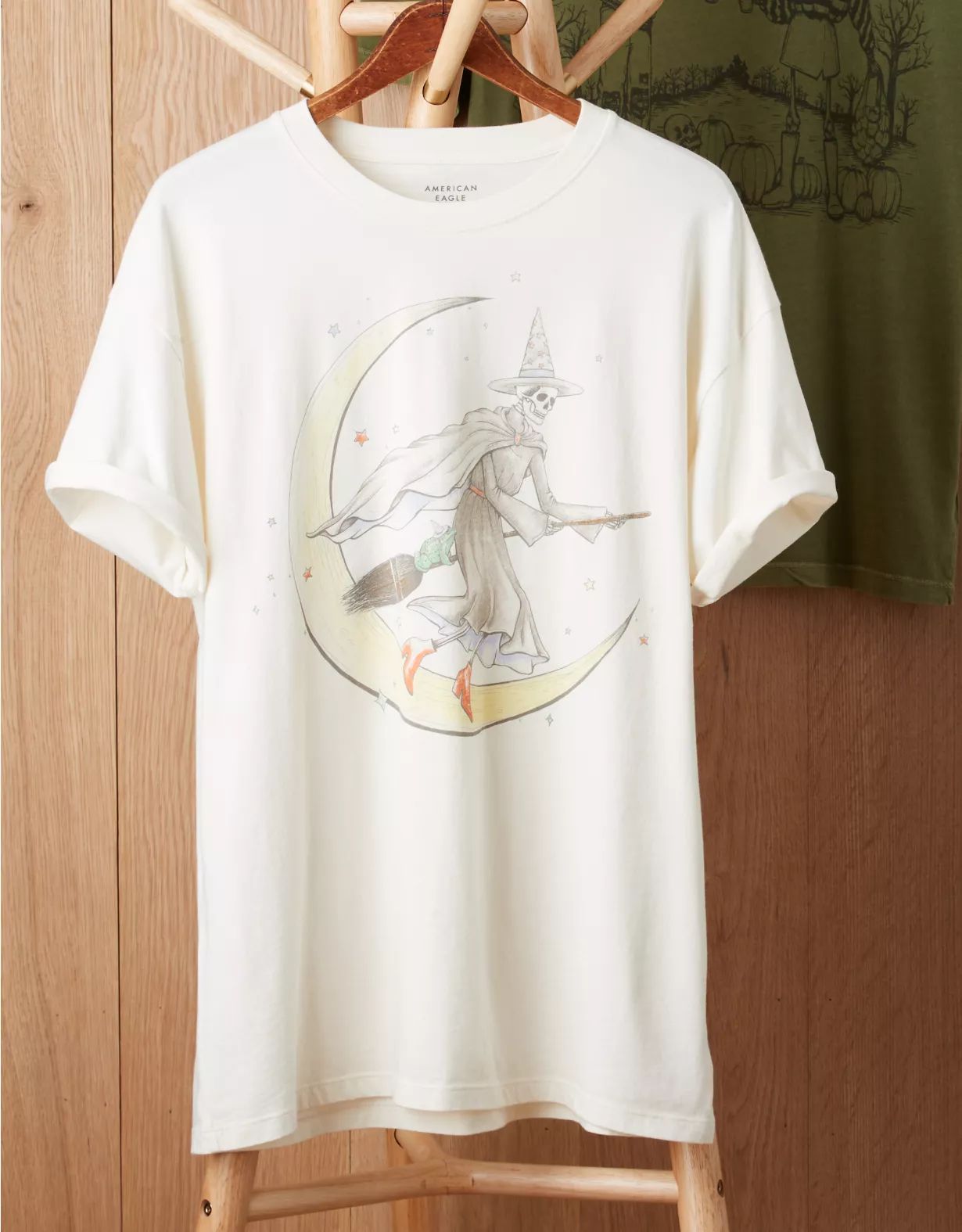 AE Oversized Halloween Graphic Tee | American Eagle Outfitters (US & CA)