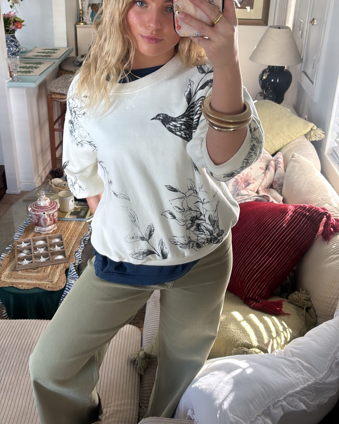 going to get my nails done! sm in these super stretchy lightweight pants, m in this fp t-shirt, xs in sweatshirt, and a size 6 in my silver golas 

#LTKgrwm #LTKHoliday #LTKootd