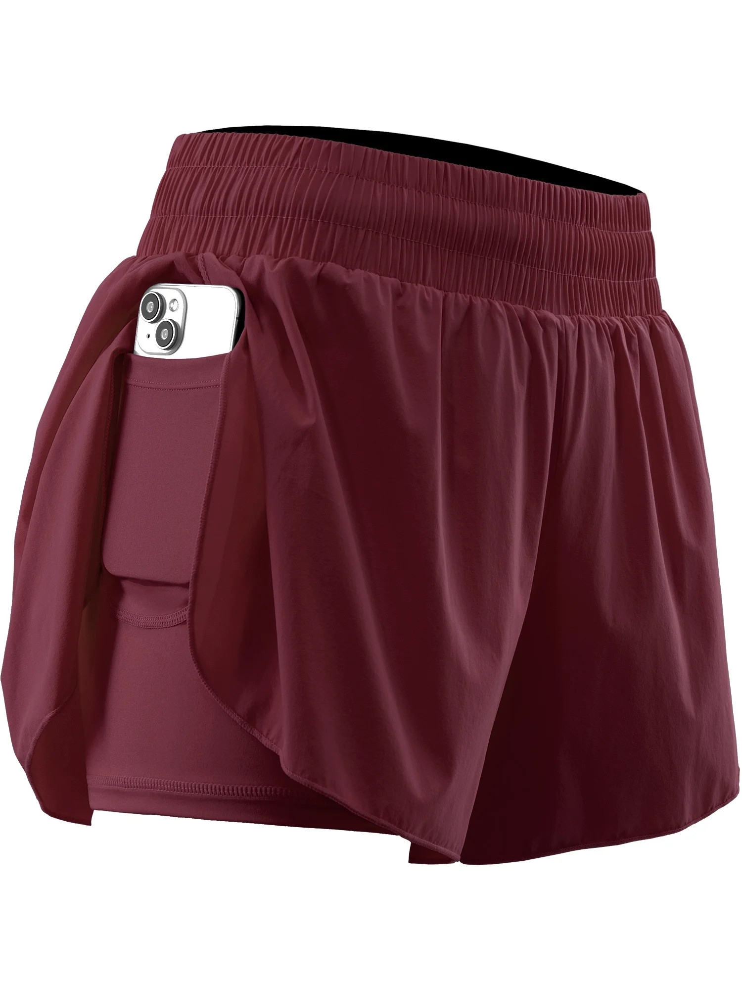 NELEUS Womens 2 in 1 Workout Yoga Shorts for Athletic Gym Running Casual Summer Short with Pocket... | Walmart (US)