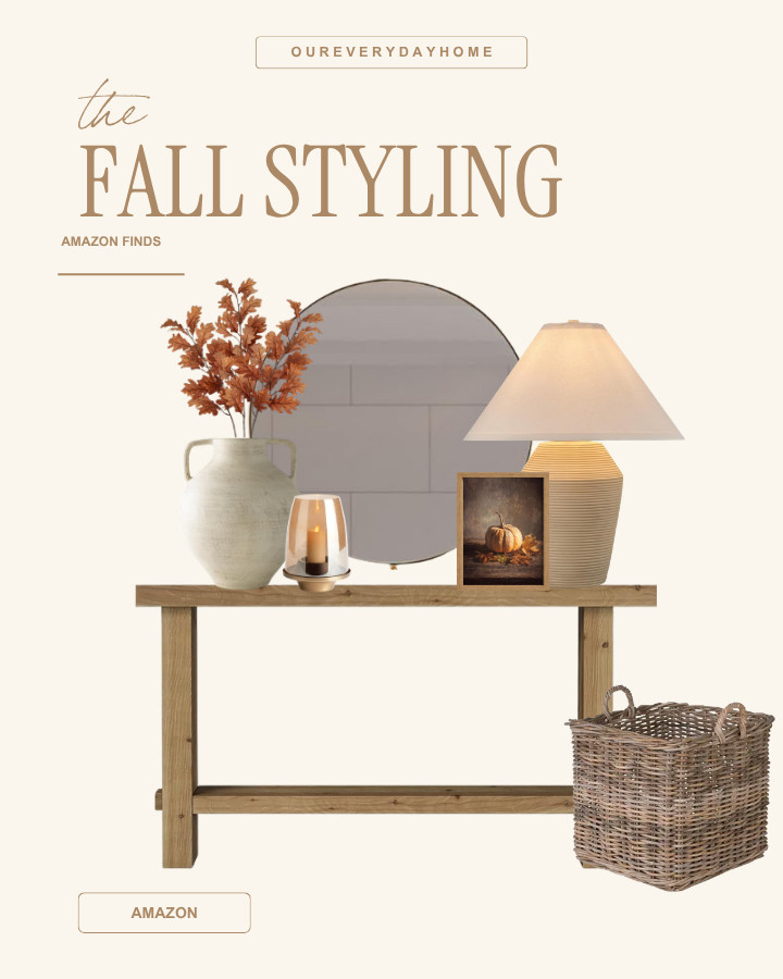 console table styling
home decor 

 #LTKSeasonal #LTKHome