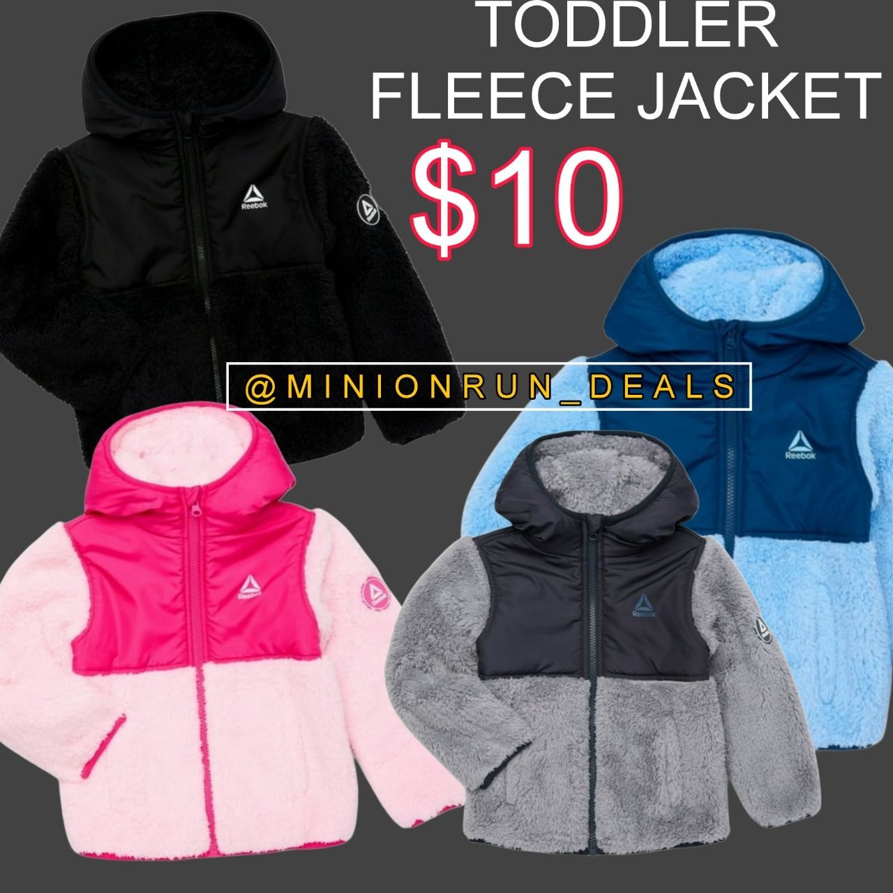 #ad #sponsored 🎄Look what I found! These toddler Reebok fleece jackets for only $10 at @walmart 😍😍Such an amazing price! #walmartpartner #walmartholiday #walmartgifts #walmart

#LTKHoliday #LTKGiftGuide #LTKKids