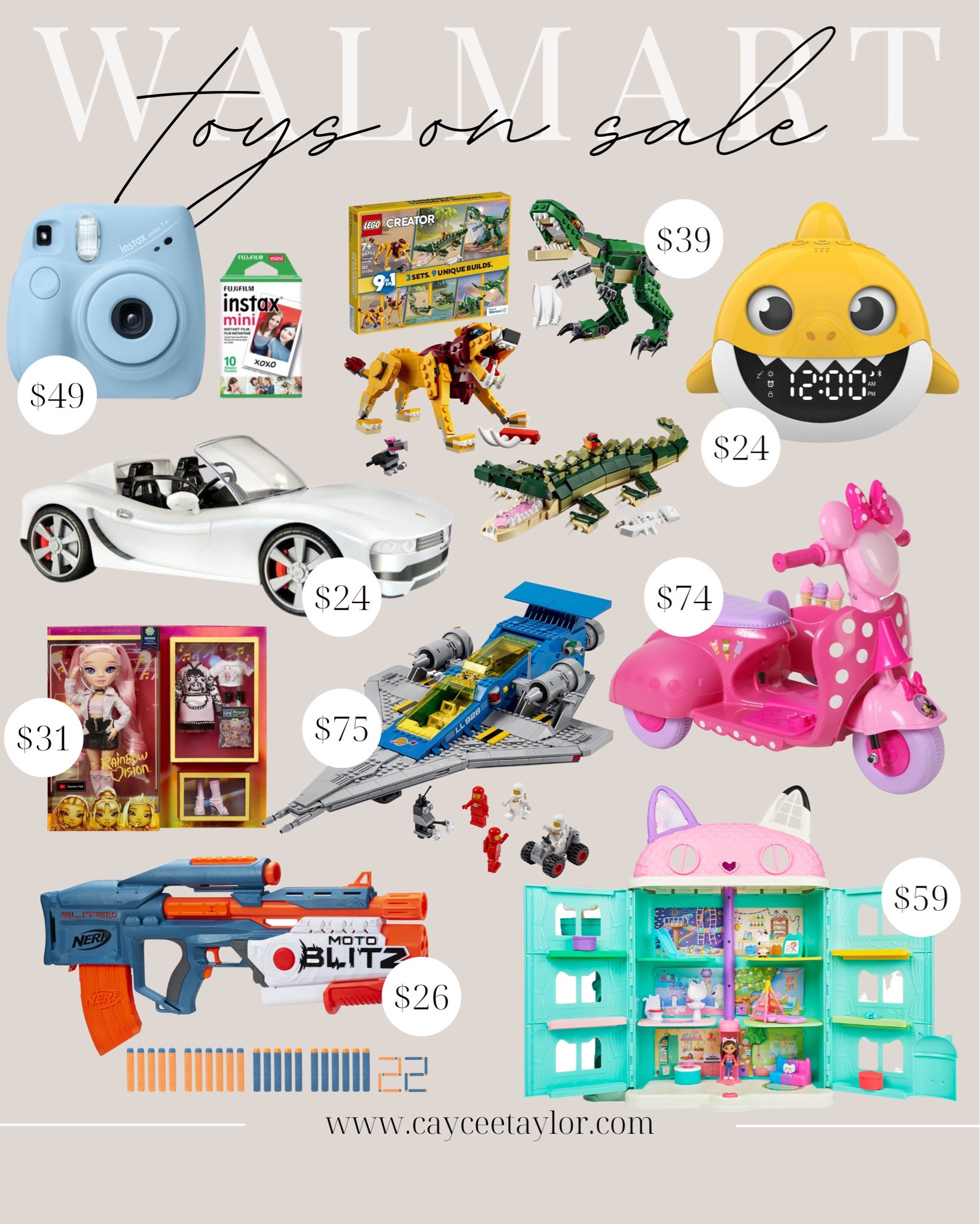 Walmart Sale Alert - Toys On Sale - Kids Affordable Presents - Gifts for Kids - Girls - Boys - Nerf - Scooter - Camera 

#LTKkids #LTKHoliday #LTKsalealert