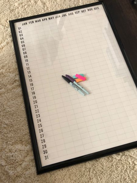 I love seeing my year at a glance so I can plan accordingly.  Here’s a great idea for like minds.  

#LTKhome #LTKfamily #LTKunder50