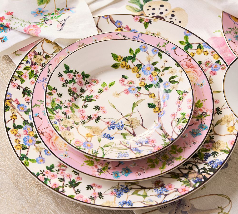 Cynthia Rowley Midsummer Night's Dream Salad Plates - Set of 4 | Pottery Barn (US)