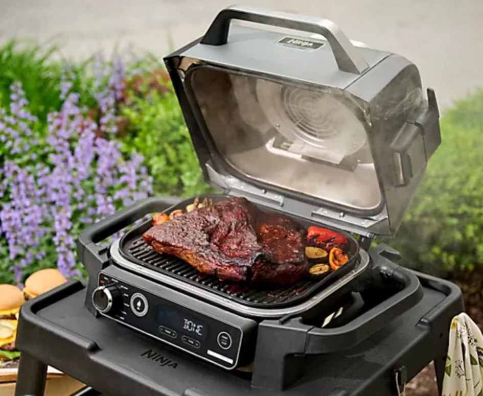 Smoker and air fry grill on major sale. #outdoor #qvc #home #kitchen #cook 

#LTKHome #LTKSaleAlert