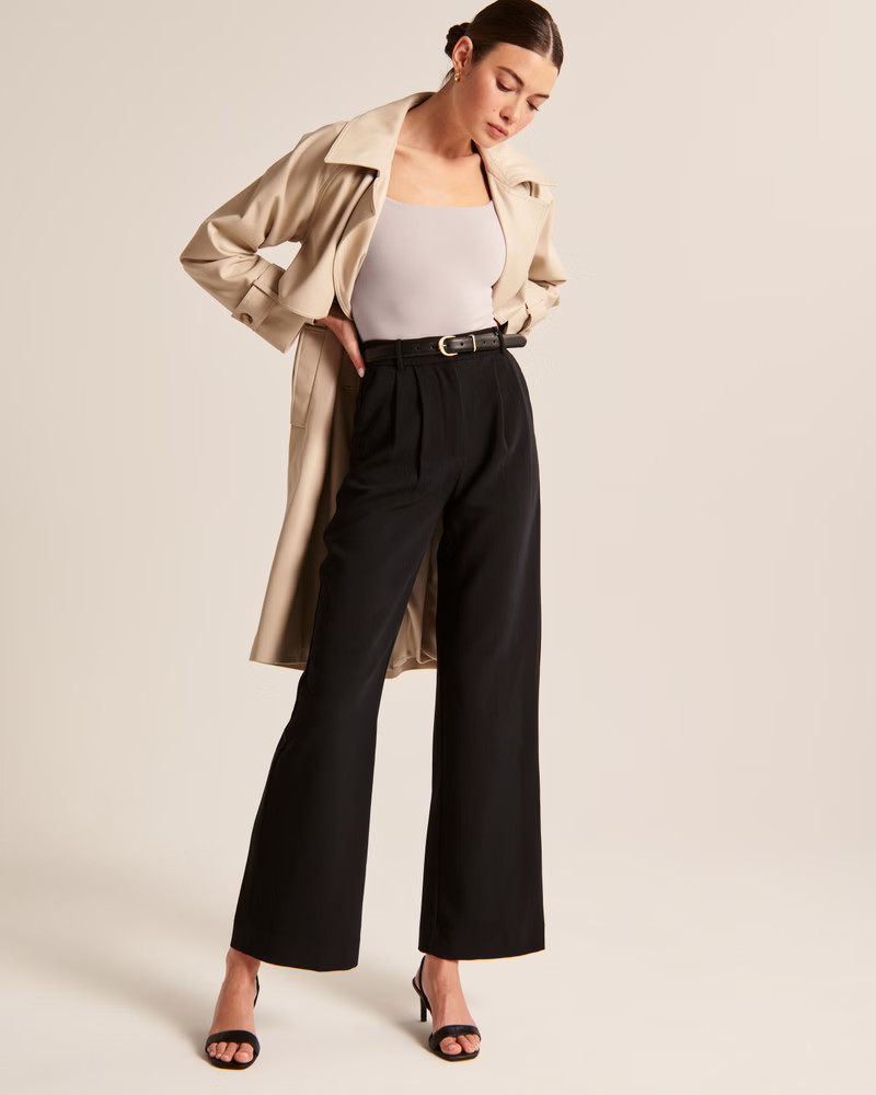 Long-Sleeve Seamless Fabric Soft Squareneck Bodysuit | Abercrombie & Fitch (US)