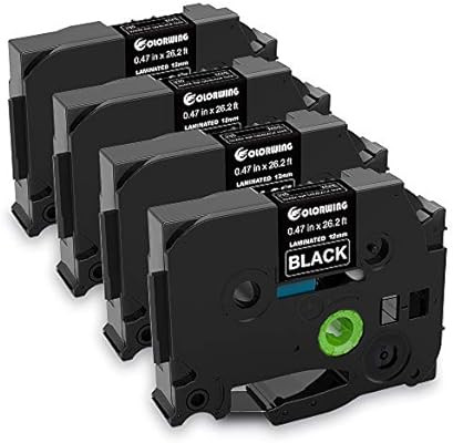 COLORWING Compatible Label Tape Replacement for Brother TZe-335 TZ 335 P-Touch White on Black Lab... | Amazon (US)