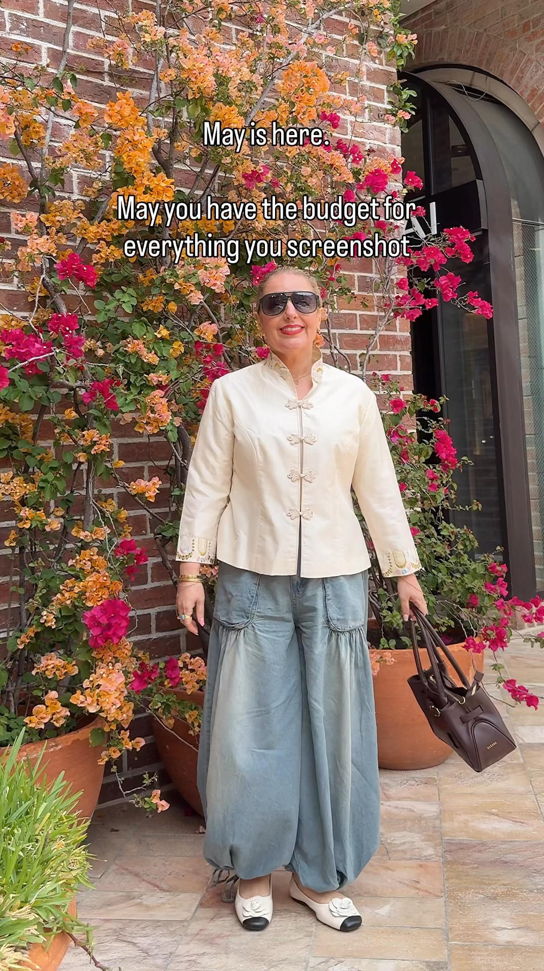 This ivory jacket is the piece I didn’t know I needed:  the mandarin collar and frog closures make it feel so intentional and elevated without trying too hard. 

Styled it with balloon denim and my favorite cap-toe flats for that effortless put-together look.

#LTKootd #LTKMothersDay #LTKmomlife