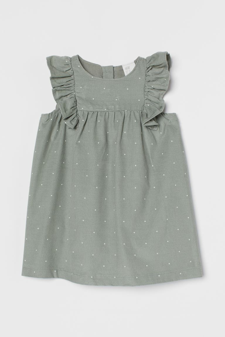 Frilled corduroy dress | H&M (UK, MY, IN, SG, PH, TW, HK)