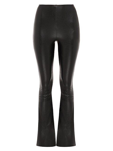 Commando High-Rise Faux Leather Flared Legging | Saks Fifth Avenue