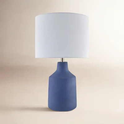 Lockwood Concrete Table Lamp with Linen Shade | Wayfair North America