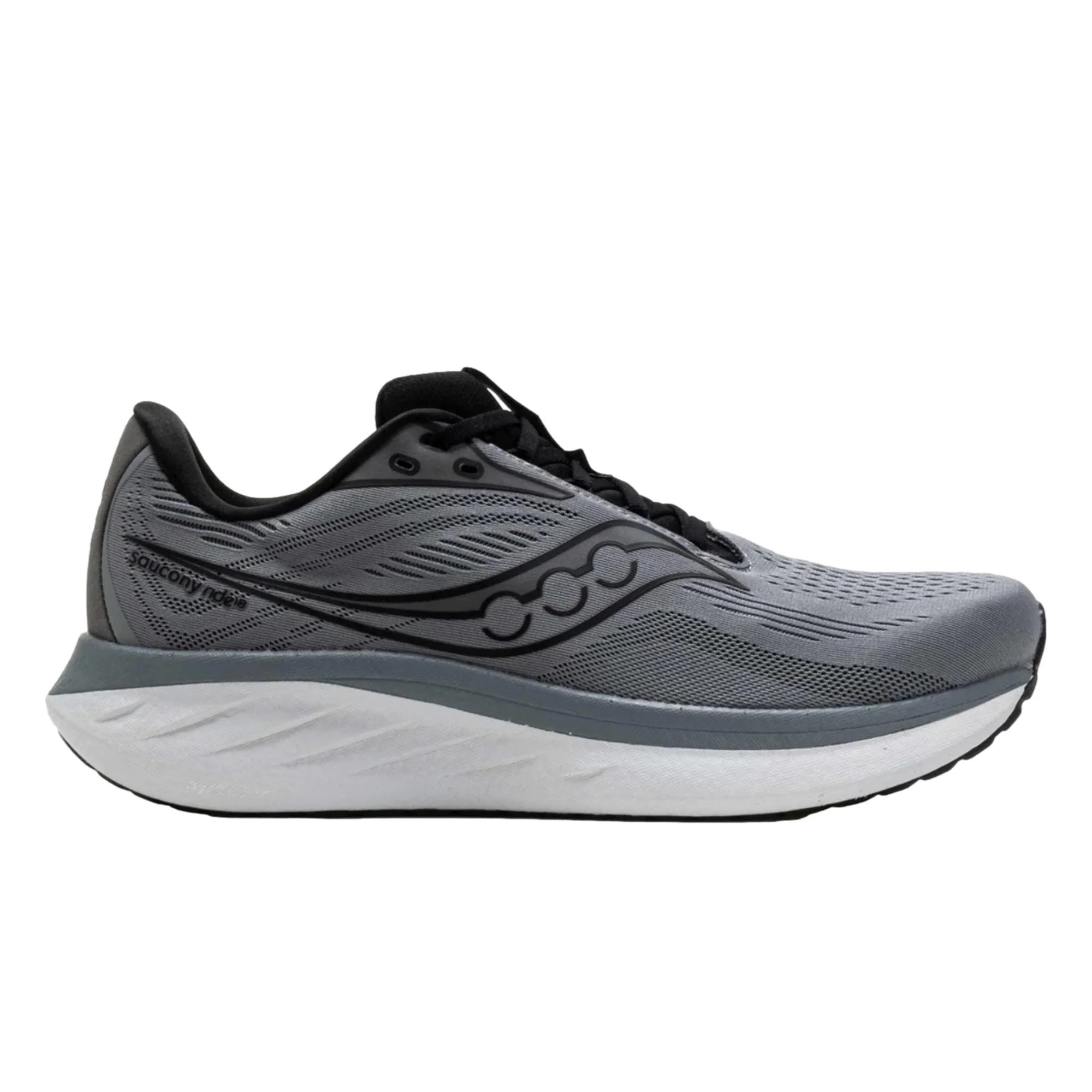 Saucony Ride 18 Cinder / Black S21000-104 Men's | Shop Simon
