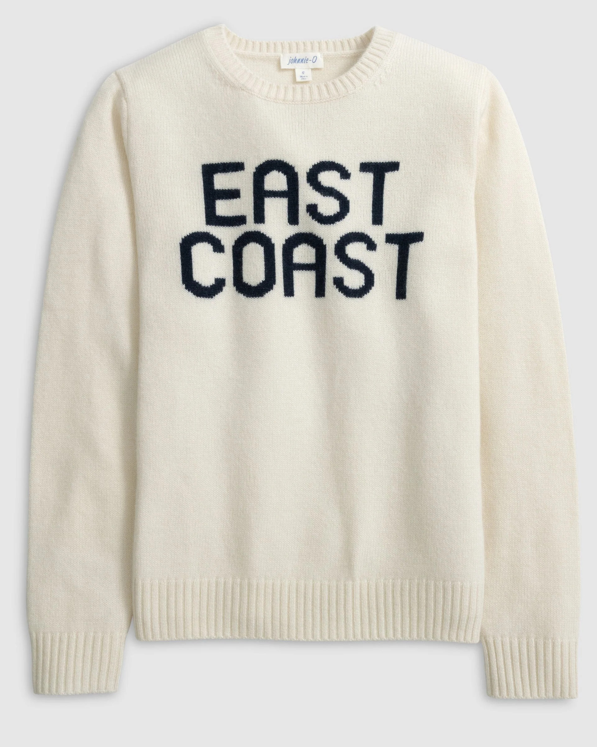 Coastal Cashmere Blend Crewneck Sweater | johnnie O