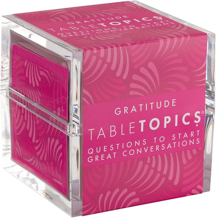 TableTopics Gratitude Conversation Cards for Family & Friends, 135 Heartfelt Questions for Connec... | Amazon (US)