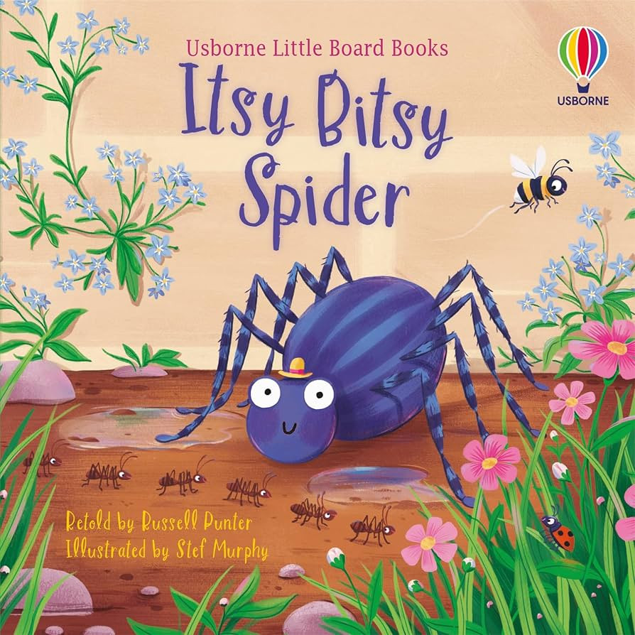 Itsy Bitsy Spider: A Gentle Nursery Rhyme Board Book About Perseverance for Toddlers (Little Boar... | Amazon (US)