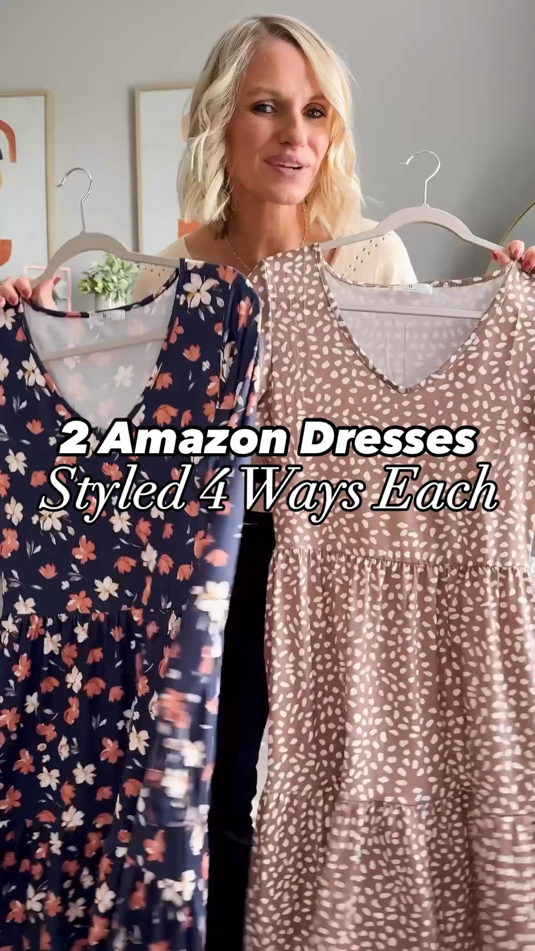 Styling 2 Amazon dresses in 4 different ways! Dresses- small 

#LTKVideo #LTKStyleTip #LTKFindsUnder100
