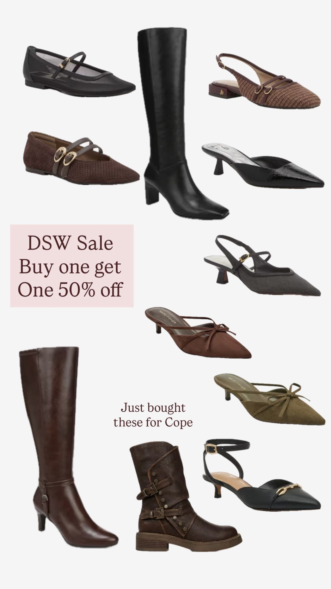 DSW sale- buy one get one 50% off! 

#LTKShoeCrush #LTKSaleAlert #LTKFindsUnder100
