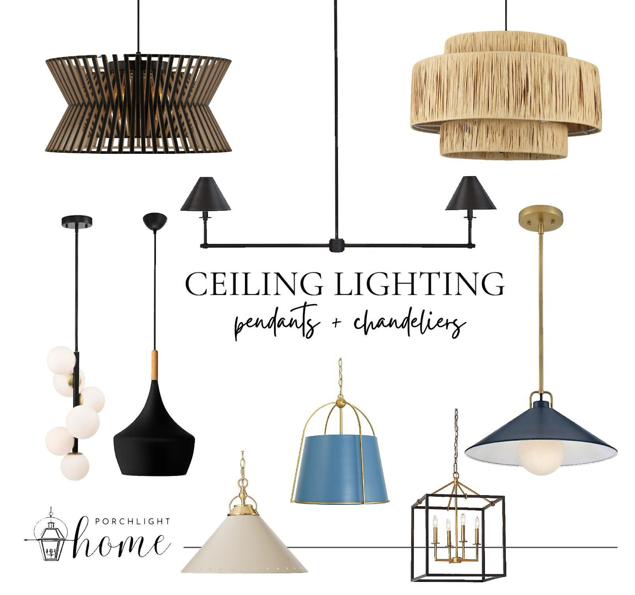 Lighting looks we love with great sale prices! 💡Wayfair, Ballard Designs, Shades of Light, Walmart, kitchen lights, island lights, island pendants, dining room lights, chandelier, blue pendant light, taupe pendant light, black pendant light, gold pendant light, basket light, boho light, wood pendant

#LTKhome #LTKstyletip #LTKsalealert
