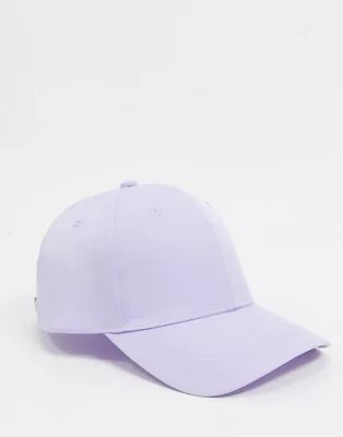 ASOS DESIGN baseball cap in lilac | ASOS (Global)