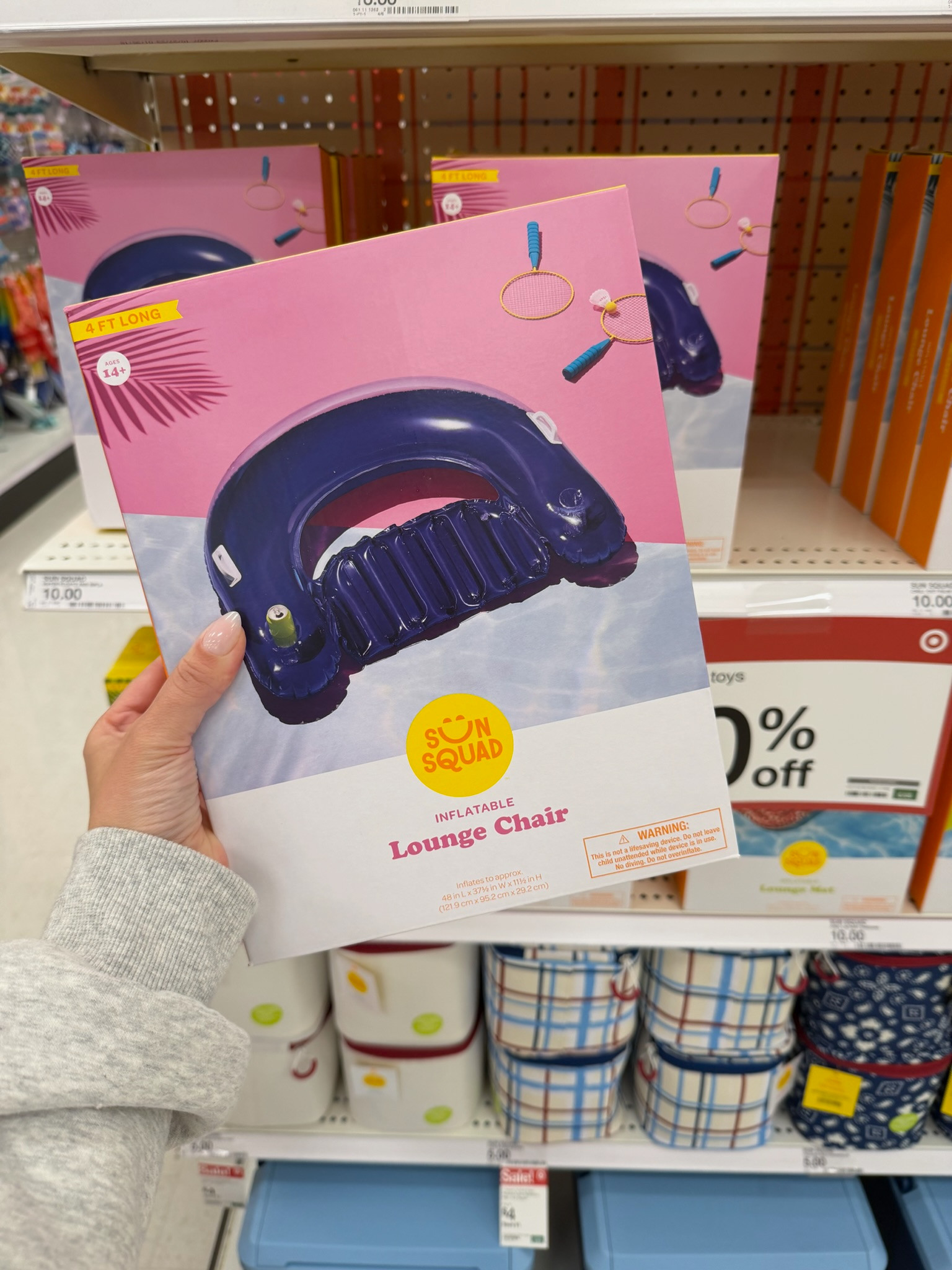 Okay wait... this Sun Squad inflatable lounge chair is actually so fun for summer ☀️💙 Perfect for floating in the pool, relaxing at the lake, or just living your best pool day life. And if you're shopping the Sun Squad sale, it's part of the BOGO 50% off deal at Target right now 👏

wedding guest dress summer, summer outfits, summer dresses, country concert outfits, date night outfits, plus size fashion, business casual workwear, vacation outfits beach, work outfits, travel outfits, target finds, target deal, target circle week, target circle, sun squad, sun squad target, pool float, inflatable lounge chair, pool essentials, summer essentials 

 