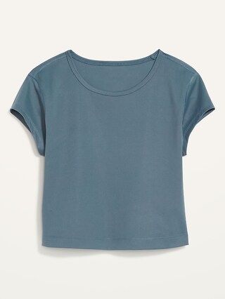 PowerSoft Cropped Short-Sleeve Top for Women | Old Navy (US)