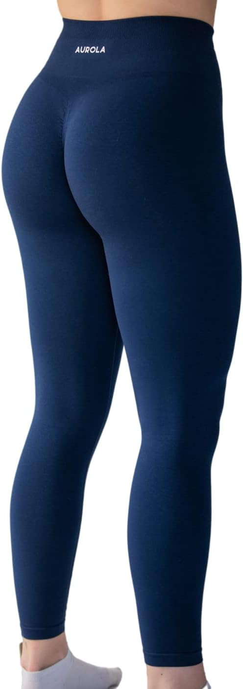 AUROLA Workout Leggings for Women Seamless Scrunch Tights Tummy Control Gym Fitness Girl Sport Ac... | Amazon (US)
