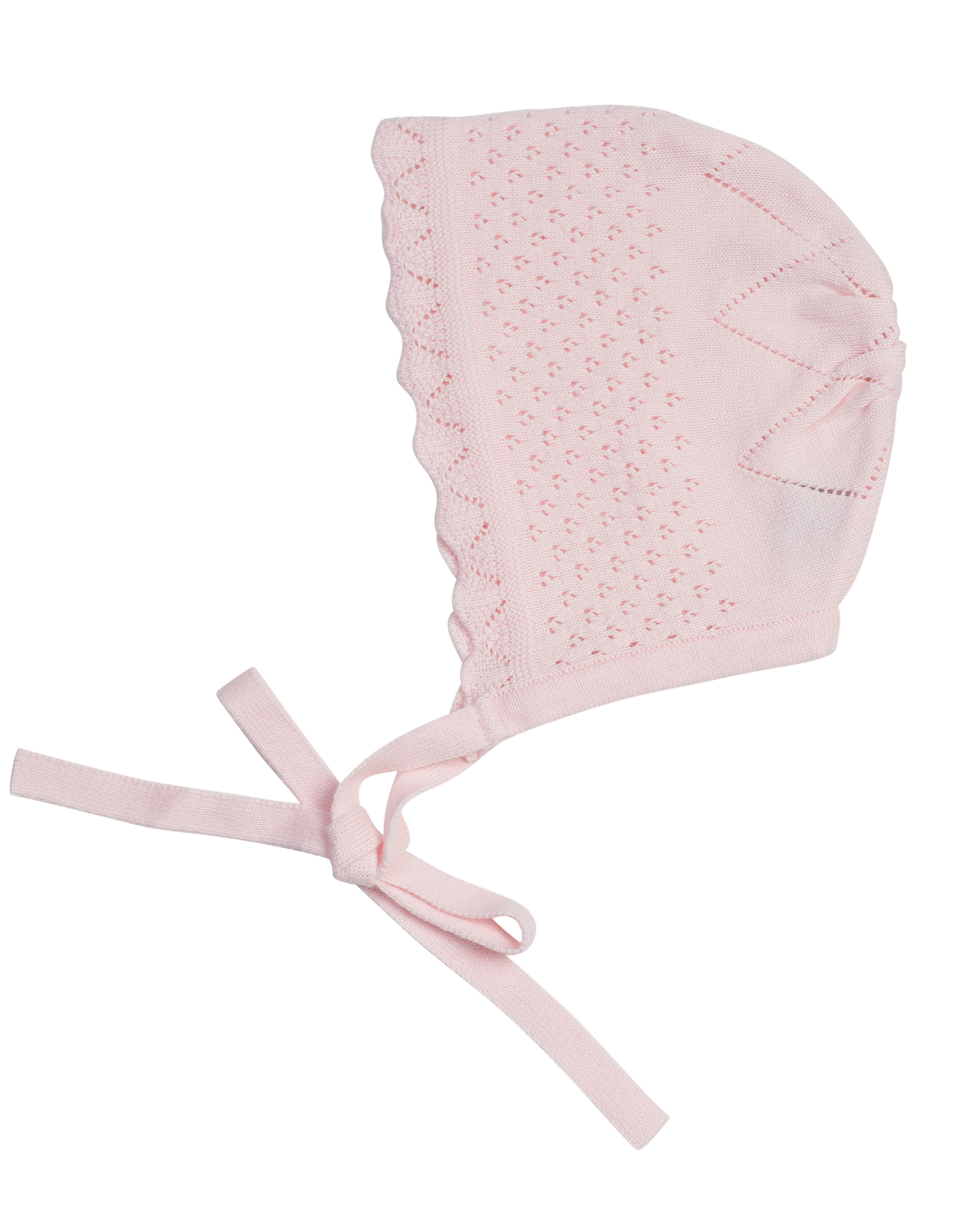 Girls Pointelle Knit Bonnet | Feltman Brothers