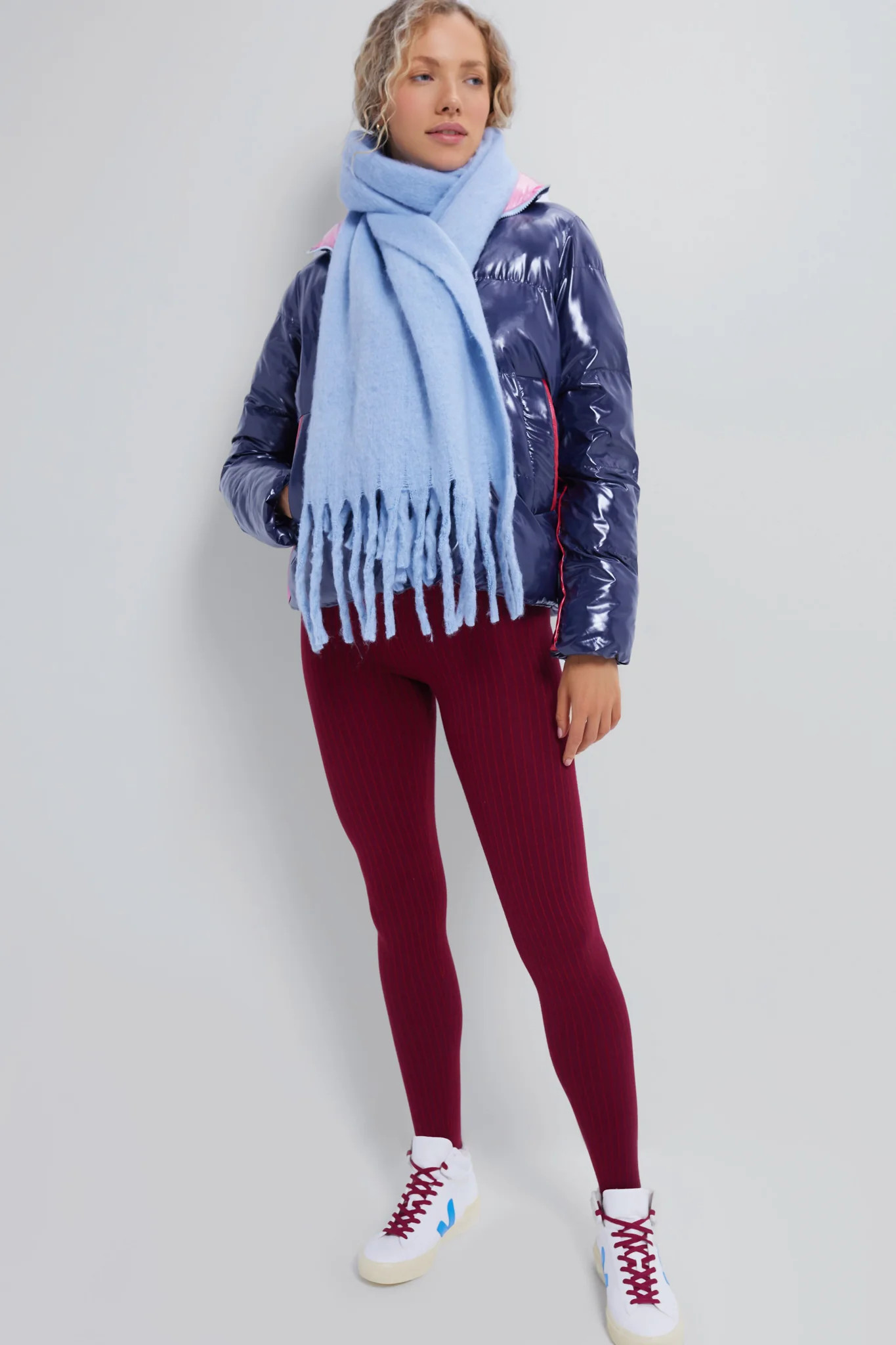Ice Blue Chic Solid Scarf | Tuckernuck (US)