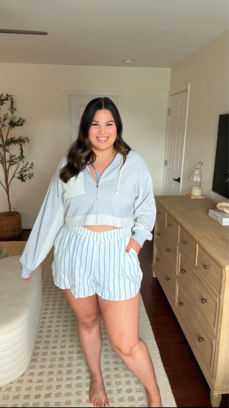 Midsize aerie try on haul! Sharing some swimwear, cover ups, & comfies for the summer from Aerie! 

Blue shorts: xl 
Sweatshirt: large 

Aerie, aerie haul, aerie try on, aerie swimsuit, midsize, aerie summer, summer fashion, aerie try on haul 

#LTKSeasonal #LTKStyleTip #LTKMidsize