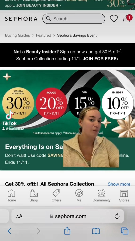 LAST DAY OF THE SEPHORA SALE! 

#LTKGiftGuide #LTKBeauty #LTKSaleAlert