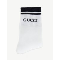 Logo-intarsia stretch-cotton socks | Selfridges
