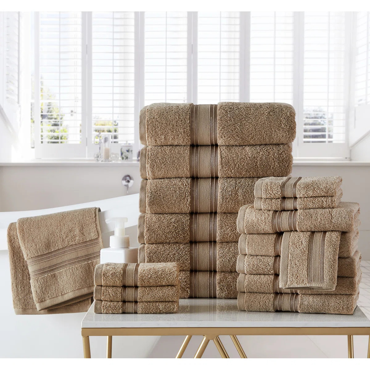 18-piece Cotton Towel Set | Wayfair North America