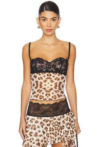 Silo Top in Leopard | Revolve Clothing (Global)
