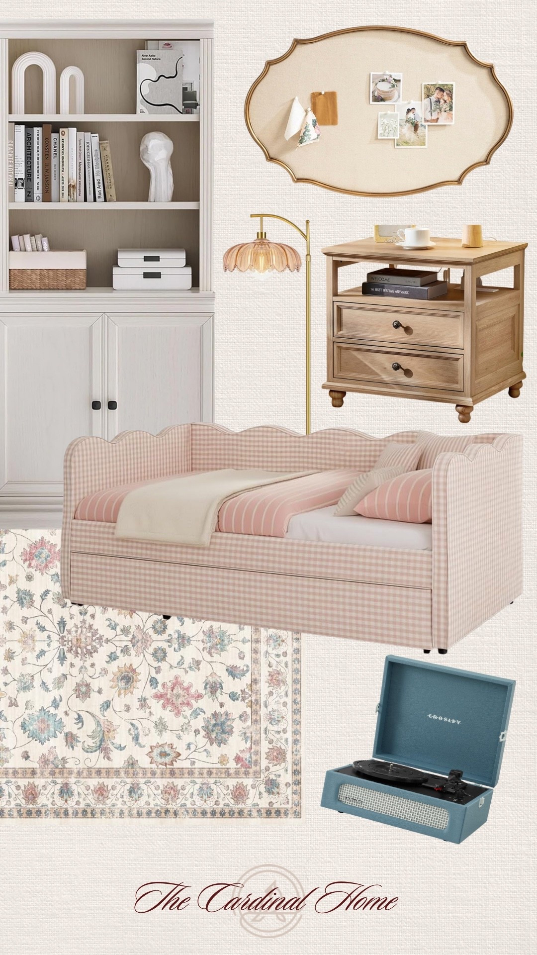 Girls bedroom inspo, day bed, neutral bedroom, cozy pastel colored bedroom, bookcase, vinyl record player, floor lamp, nightstand, lighting , Amazon finds, Amazon home, home finds 

#LTKKids #LTKHome