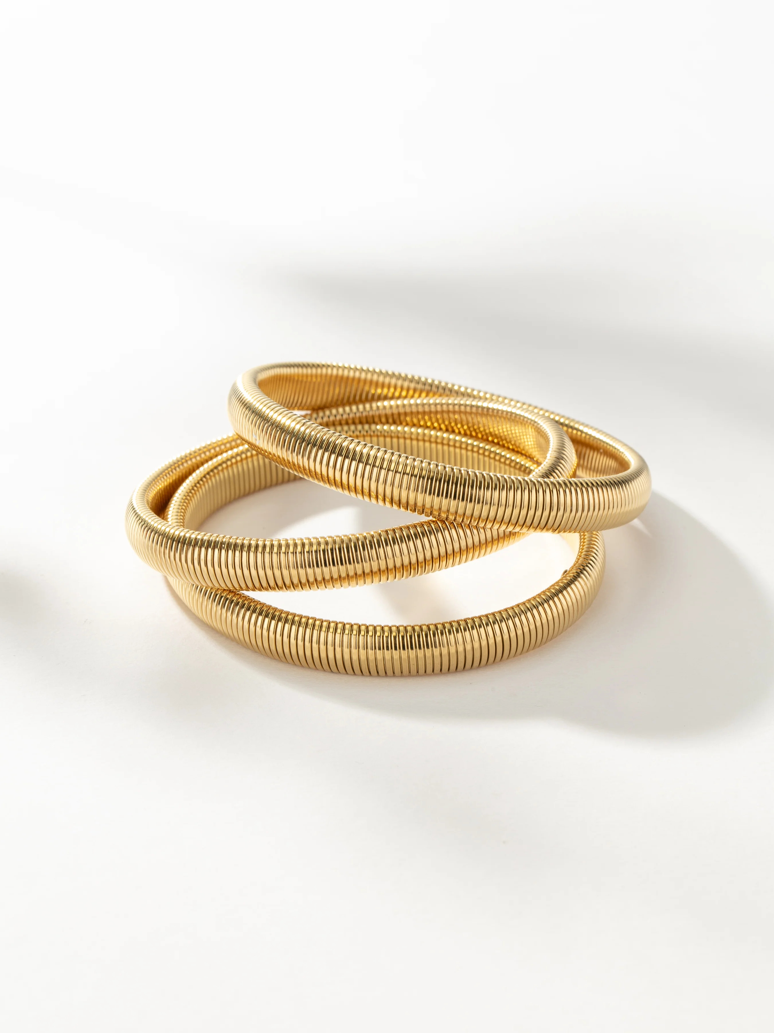 Gold Cleo Bracelet Set of 3 | Bracelet Stack | Uncommon James | Uncommon James