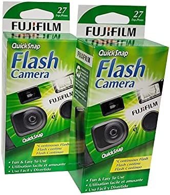 Amazon.com : Fujifilm QuickSnap Flash 400 Disposable 35mm Camera (Pack of 2) : Electronics | Amazon (US)