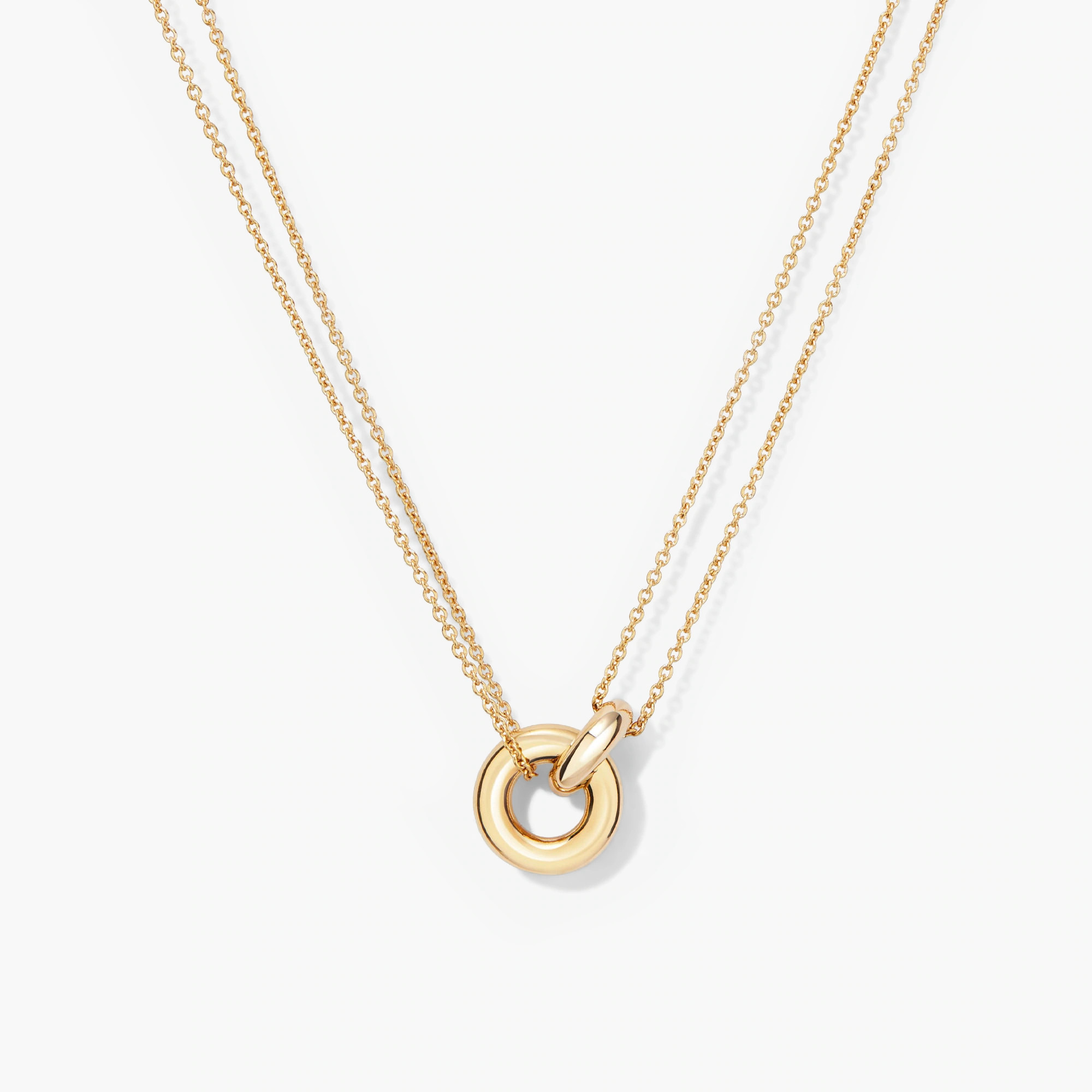 18k Gold Vermeil Linked Necklace - Jewelry | Mejuri | Mejuri Fine Crew