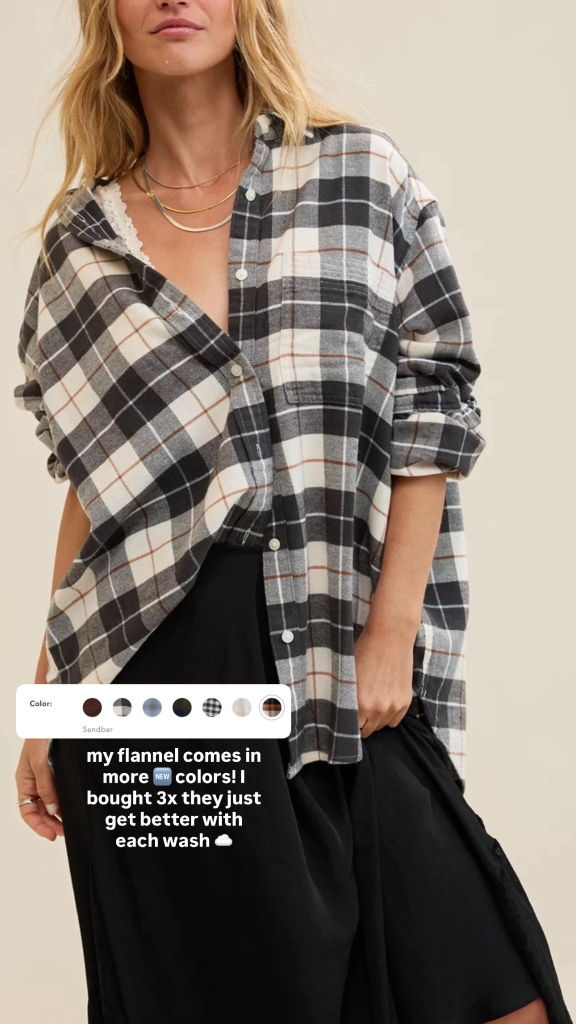 Perfect fall flannel that just gets softer and better with every wash! Plenty oversized so not size up 

#LTKStyleTip #LTKFindsUnder50 #LTKFindsUnder100