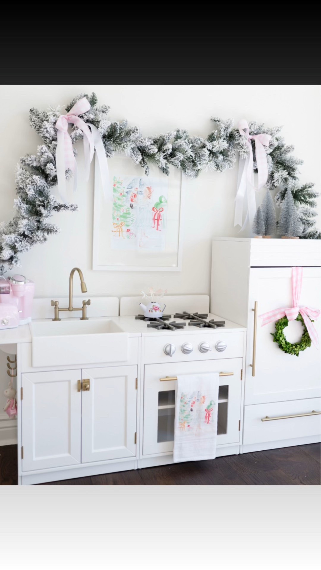 Play kitchen decorated for Christmas! Rounded up the cutest #LTKgiftspo for toddler girls and boys! Charleston’s play kitchen has been her No. 1 most used toy! I can’t recommend enough! 

#LTKStyleTip #LTKKids #LTKFamily