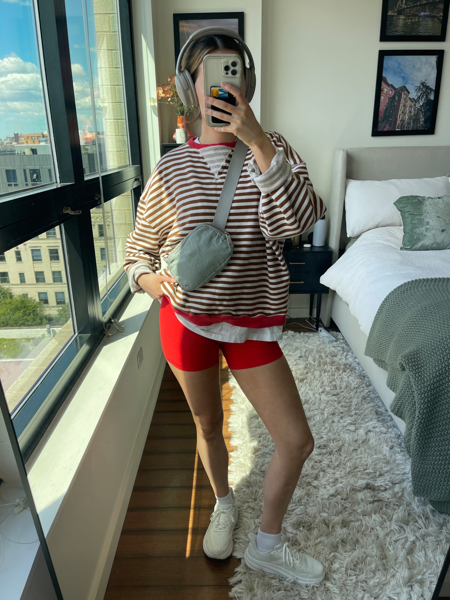 walk fit!

crewneck: small runs really big 
shorts: medium 

#LTKStyleTip #LTKSeasonal #LTKSummerEdit