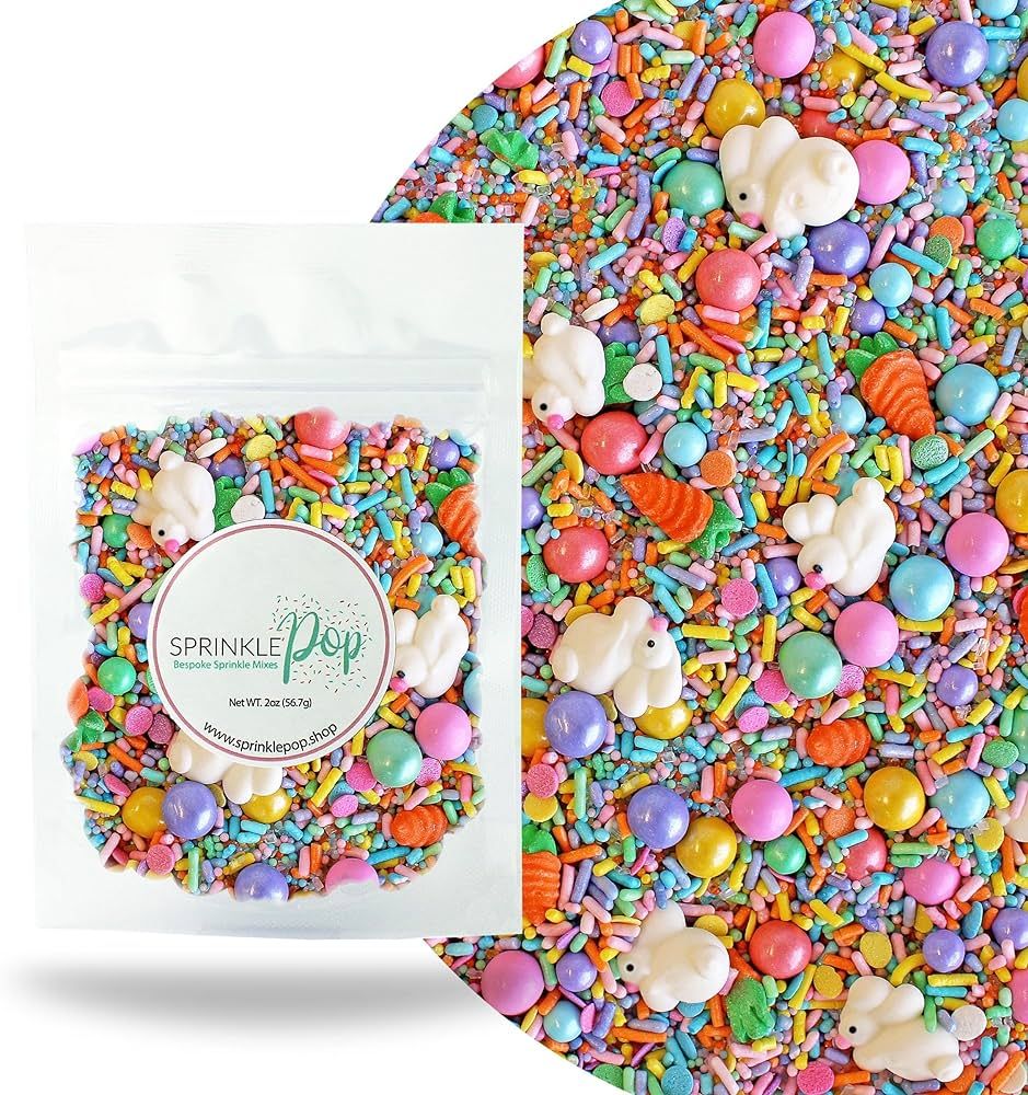 Egg Hunt Sprinkle Mix| Made In USA By Sprinkle Pop| Orange Yellow Purple Pink Sprinkles Mix With ... | Amazon (US)