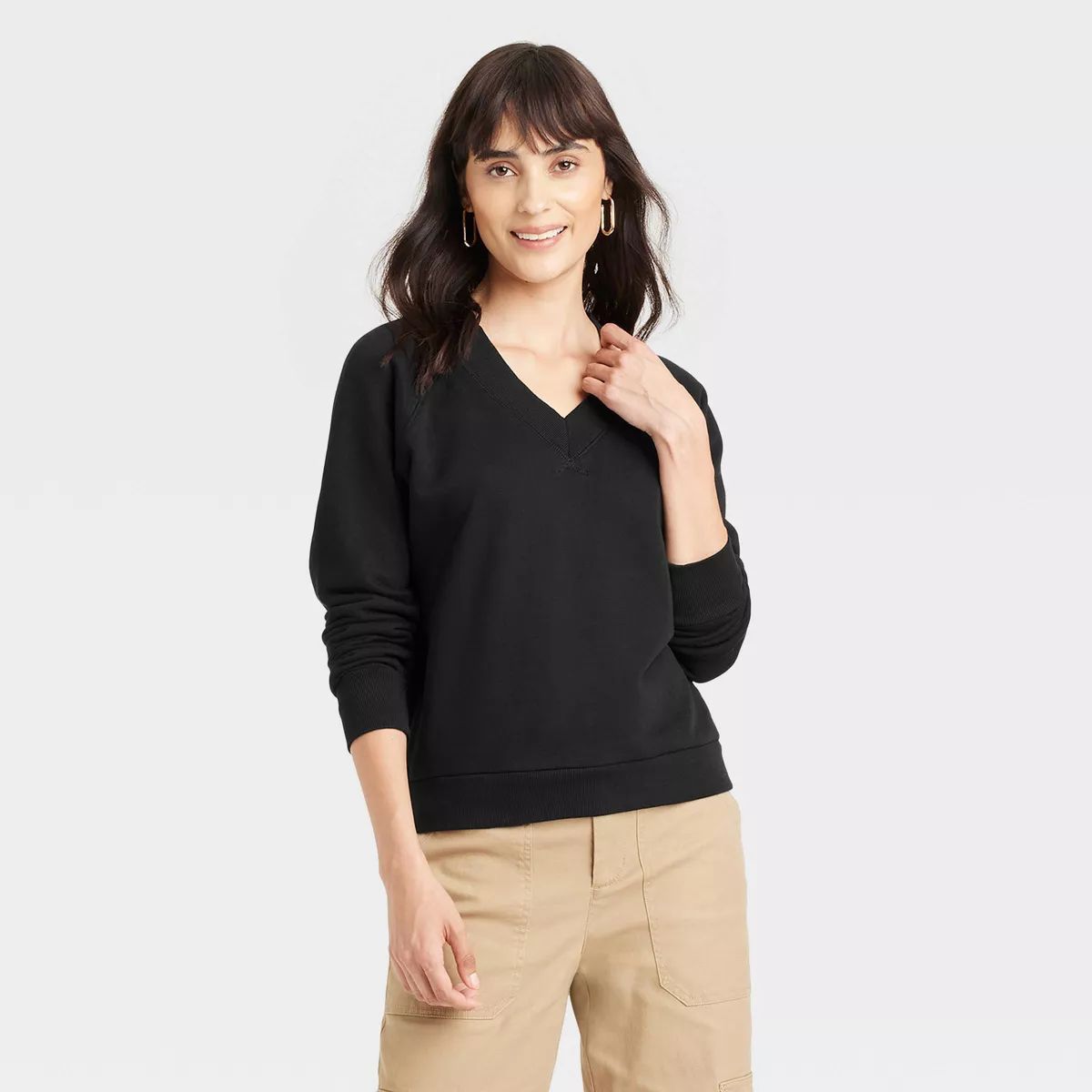 Women's Leisure Studio V-Neck Sweatshirt - Universal Thread™ | Target