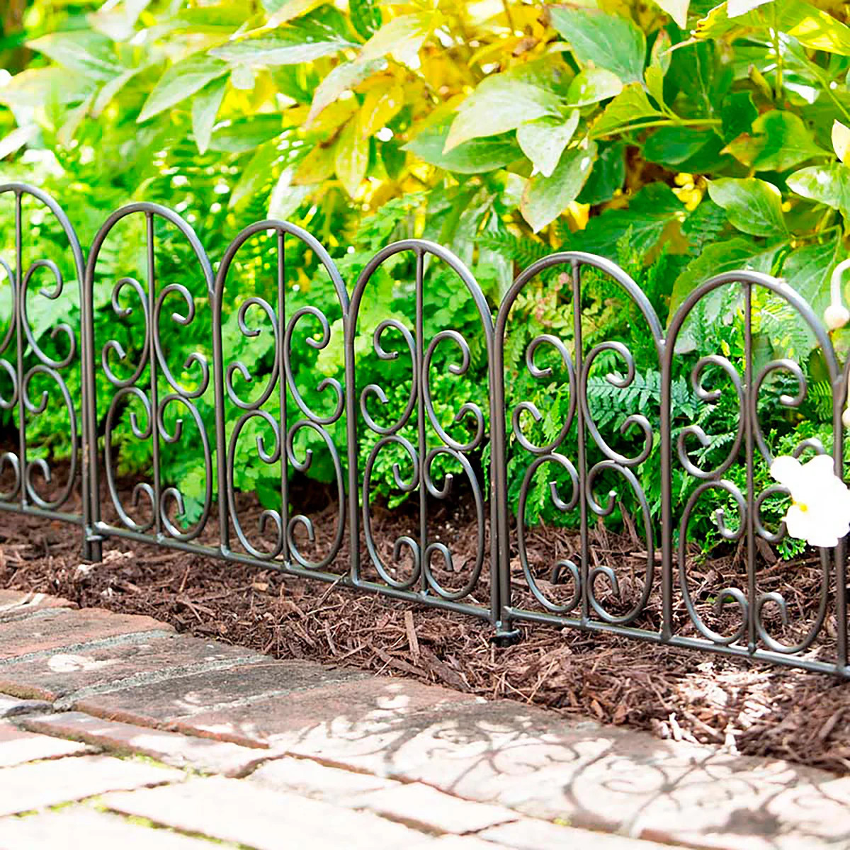 Montebello Iron Garden Edging | Plow & Hearth | Plow & Hearth