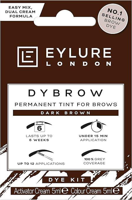 Eylure DYBROW Eyebrow Dye Kit, Dark Brown | Amazon (UK)