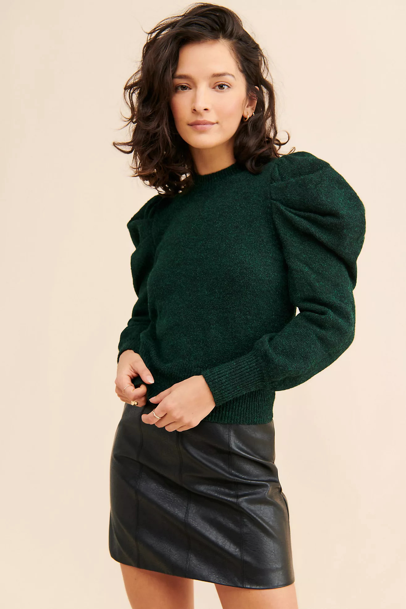 ASTR the Label Nicola Puff Sleeve Sweater | Anthropologie (US)