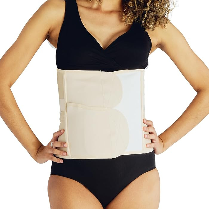 Belly Bandit Luxe Postpartum Belly Wrap - Adjustable Abdominal Binder with Five Levels of Targete... | Amazon (US)
